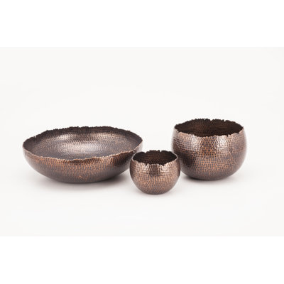 Fashion N You by Horizon Interseas Jagged Edge Bowls (Set of 3)