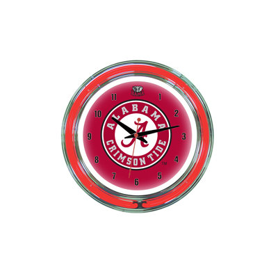 Wave 7 NCAA 14" Team Neon Wall Clock