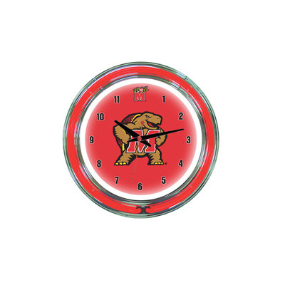 Wave 7 NCAA 14" Team Neon Wall Clock