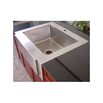 Empire Industries Farm Single Undermount Kitchen Sink with Strainer