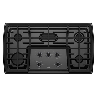 Whirlpool 36" 17,000 BTU Flex Power Burner Gas Cooktop