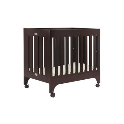 babyletto Grayson Mini Crib with Pad and Mini Crib Mattress