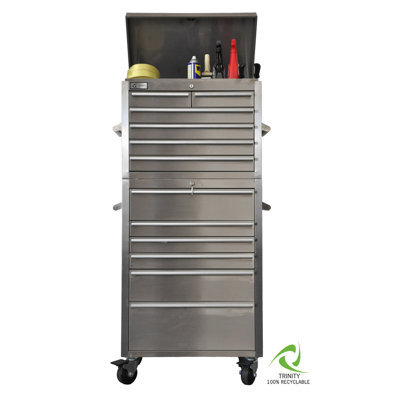 Trinity 27" Stainless Steel Tool Chest