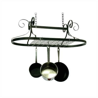 Decor Oval Ceiling Mount Pot Rack