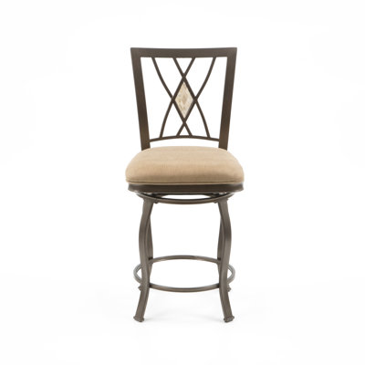 Hillsdale Furniture Brookside Diamond Back Swivel Counter Stool