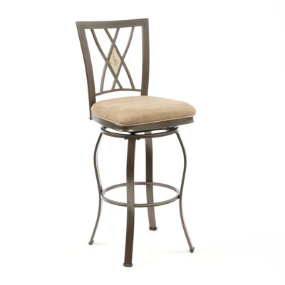 Hillsdale Furniture Brookside Diamond Back Swivel Bar Stool