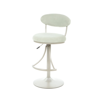 Hillsdale Furniture Venus Adjustable Swivel Bar Stool - Atmosphere Faux Suede