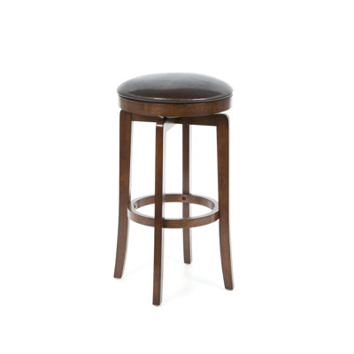 Hillsdale Furniture O'Shea Backless Bar Stool in Brown Cherry