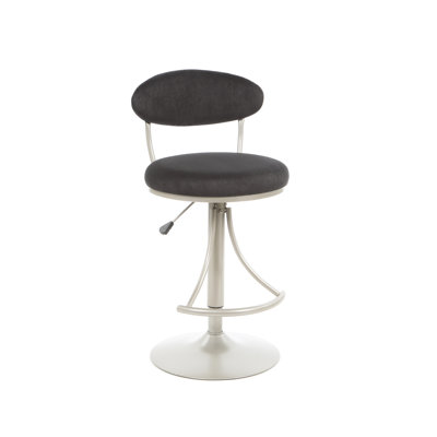 Hillsdale Furniture Swivel Bar Stool - Venus Adjustable Faux Suede
