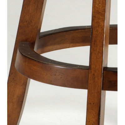 Hillsdale Furniture Nassau Swivel Leather Game Bar Stool