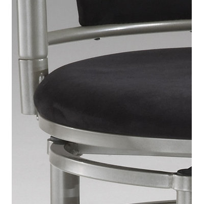 Hillsdale Furniture Cierra Black 26" Swivel Counter Stool