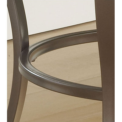 Hillsdale Furniture Brookside Bar Height Glass Bistro Table with Hanover Stools