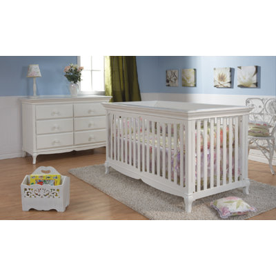 PALI Mantova Ancona Forever Crib in White