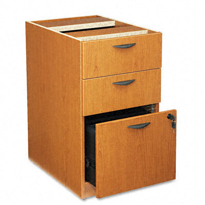Basyx by HON Laminated Under-Desk Pedestal File with Lock
