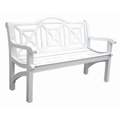 Innova Hearth and Home Concord Cast Aluminum Camelback Park Bench