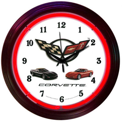 Corvette Neon Clock