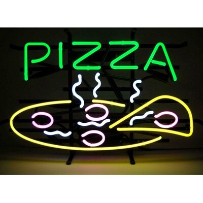 neon Sign Neon   rustic signs  Wayfair Business Pizza Signs