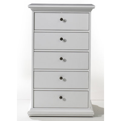 Click To Image : Paris 5 Drawer Chest by Tvilum Now