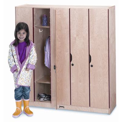 Jonti-Craft 5 Section Locker with Doors