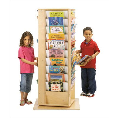 Jonti-Craft KYDZ Revolving Book Tower - Rectangular