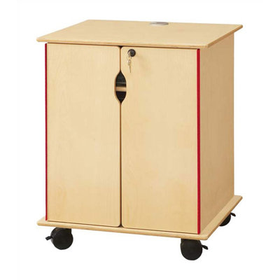 Jonti-Craft KYDZ Lockable Presentation Cart - Rectangular (24" x 23")