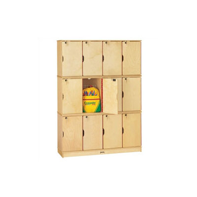 Jonti-Craft Triple Stack Lockable Lockers with Optional Master Key
