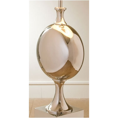 Global Views Big Pill Nickel Floor Lamp