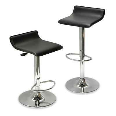Winsome 3-Piece 24" Pub Table Set with Chrome Accents