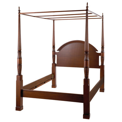 Herning Four Poster Bed by Bombay Heritage -image