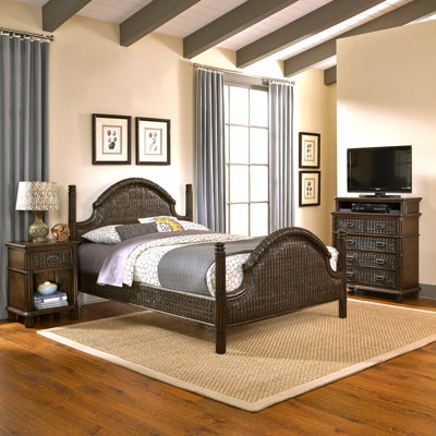 Castaway Four Poster Bedroom Collection by Home Styles -image