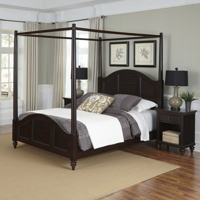Bermuda Canopy 3 Piece Bedroom Collection by Home Styles -image