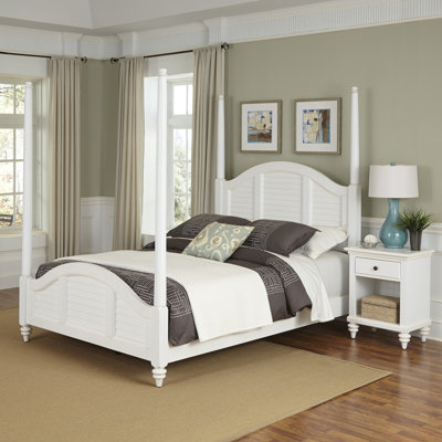 Bermuda Four Poster 2 Piece Bedroom Collection by Home Styles -image
