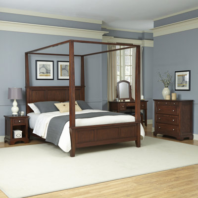 Chesapeake Canopy 5 Piece Bedroom Collection by Home Styles -image