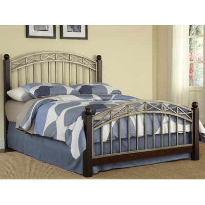 Bordeaux Metal Bed by Home Styles -image