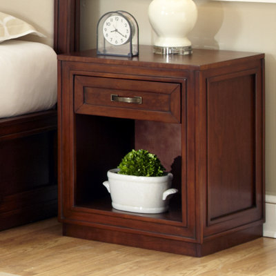 Click To Image : Duet 1 Drawer Storage Nightstand by Home Styles Now