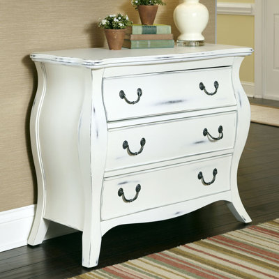 Regency Bombe 3 Drawer Chest by Home Styles -image
