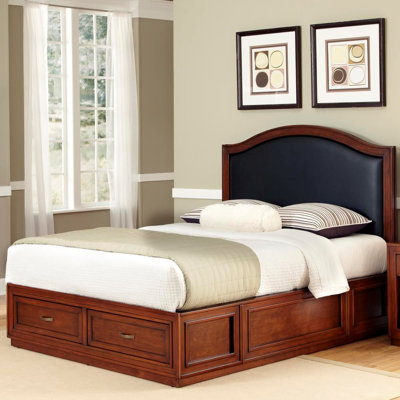 Duet King Camelback Platform Bed by Home Styles -image