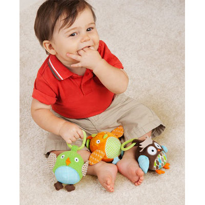 Skip Hop Treetop Friends Owl and Friends Ball (Set of 3)