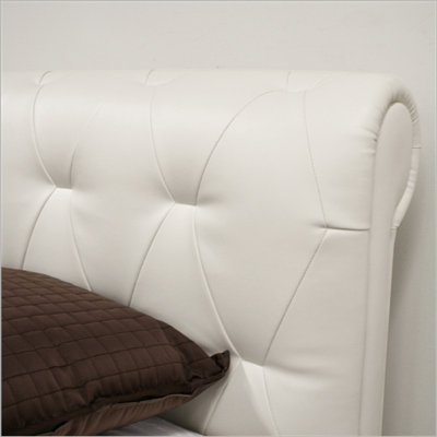 Wholesale Interiors Baxton Studio Chesterfield Queen Platform Bed