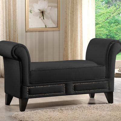 Bedroom Storage Bench On Black Accent Storage Benches Wayfair | Bed ...