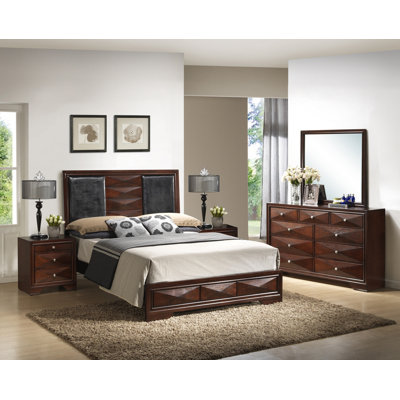 Click To Image : Baxton Studio Windsor Panel Bedroom Collection by Wholesale Interiors Now