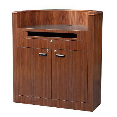 Sound Craft Veneer Bow Front Lectern
