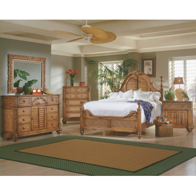 Palm Court Low Poster Bedroom Collection by Progressive Furniture Inc. -image