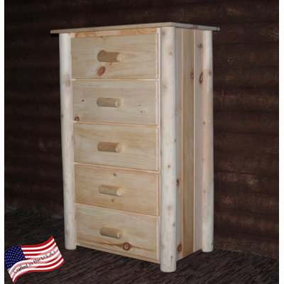 Frontier 5 Drawer Chest by Lakeland Mills -image