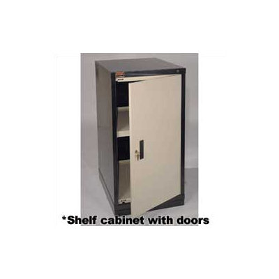 Lyon Workspace Products Eye Level Slenderline Shelf Cabinet: 22 3/4" W x 28 1/4" D x 59 1/4" H