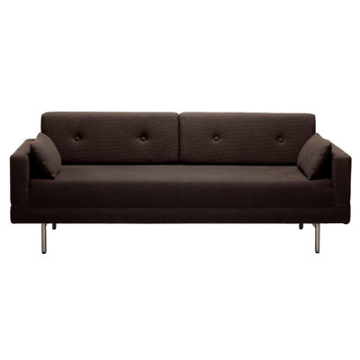 Blu Dot One Night Stand Convertible Sofa with Optional Accent Pillows