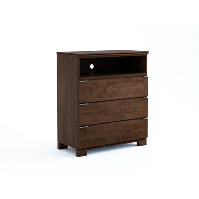 Click To Image : Grandview 3 Drawer Media Chest by College Woodwork Now