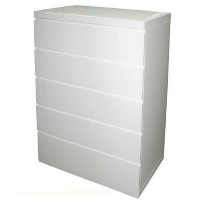 Anna 5 Drawer Chest by Whiteline Imports -image