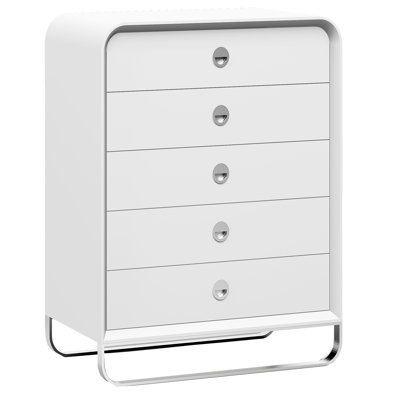 Liquido 5 Drawer Chest by Whiteline Imports -image