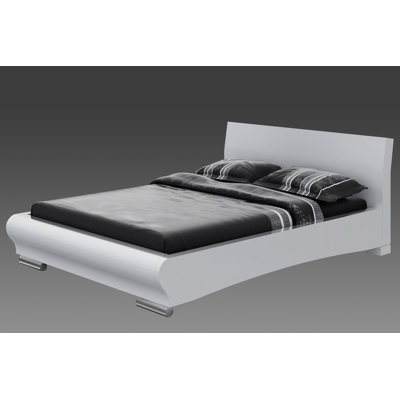 Eddy Sleigh Bed by Whiteline Imports -image